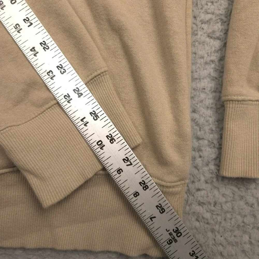 The North Face Mens Medium Beige Camo Logo Pullover Hoodie Sweatshirt F21